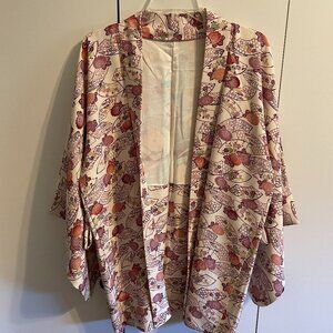 Japanese Silk Kimono Haori Jacket